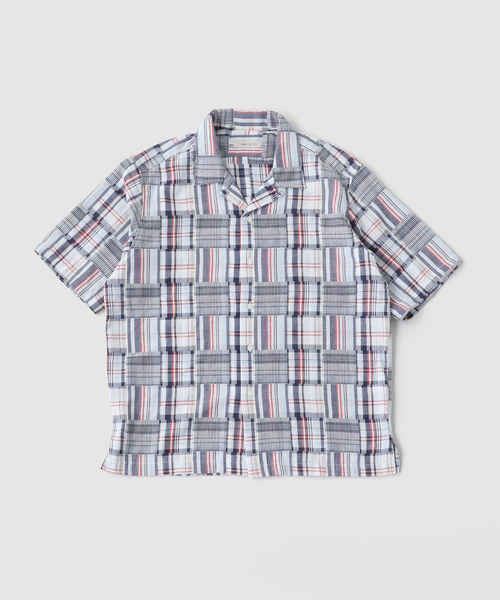 B.C STOCK(ベーセーストック)の「Garment wash Madras シャツ(シャツ/ブラウス・メンズ・ブルー系その他/ブラック・MEDIUM/LARGE)」の13枚目の写真