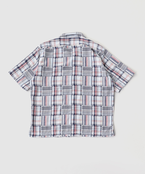 B.C STOCK(ベーセーストック)の「Garment wash Madras シャツ(シャツ/ブラウス・メンズ・ブルー系その他/ブラック・MEDIUM/LARGE)」の3枚目の写真
