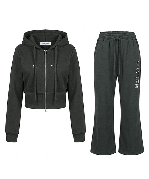 Набор Lapland Crop + Jump Up Banding pants set [чекер] — комплект: укороченный топ и банди‑брюки