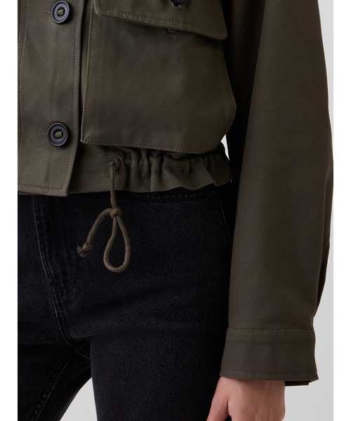 GAP(ギャップ)の「キャンバス クロップド ユーティリティ ジャケット(その他アウター・レディース・その他・S/XS/XXS/M/L)」の4枚目の写真