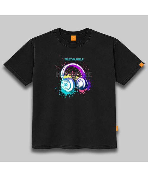 LLAMO(エラモ)の「イノベイティブセンス 半袖Tシャツ 男女共用 ビッグサイズ(Tシャツ/カットソー・メンズ・ホワイト/ブラック/レッド/ダークインディゴブルー・SMALL/MEDIUM/LARGE/X-LARGE/2XL/4XL/3XL)」の3枚目の写真