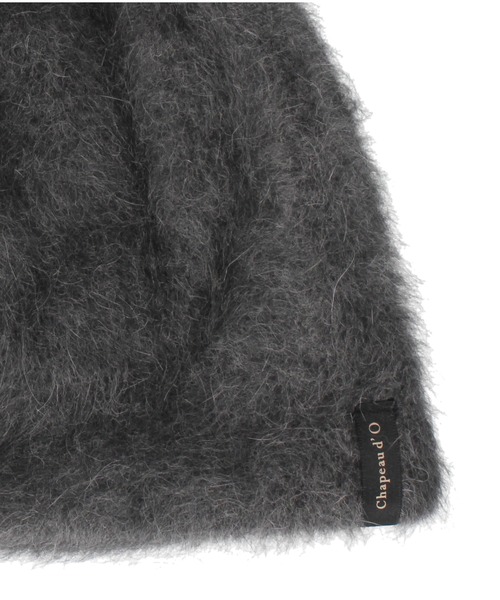 Chapeau d' O(シャポードオー)の「Chapeau d' O AG Beret Beanie / シャポードオー(ハンチング/ベレー帽・レディース・ブラウン/ブラック/グレー/レオパード/ピンク/ライトベージュ・FREE)」の14枚目の写真