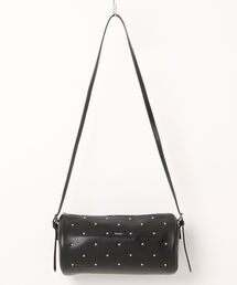 【BEAURE】スタッズレザー ロールショルダーバッグ B-26338