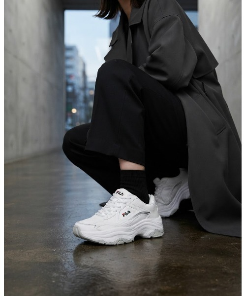 FILA(フィラ)の「ALPHA RAY SL / アルファレイエスエル(スニーカー・レディース・ホワイト・26.0cm/27.0cm/28.0cm/23.0cm/24.0cm/25.0cm)」の1枚目の写真