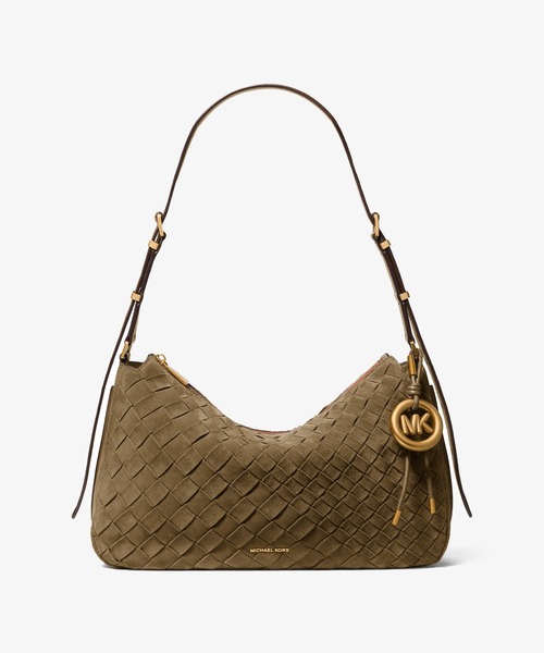 MICHAEL KORS(マイケルコース)の「NOLITA トップジップ コンバーチブル ショルダー ミディアム(ショルダーバッグ・レディース・グリーン系・FREE)」の1枚目の写真