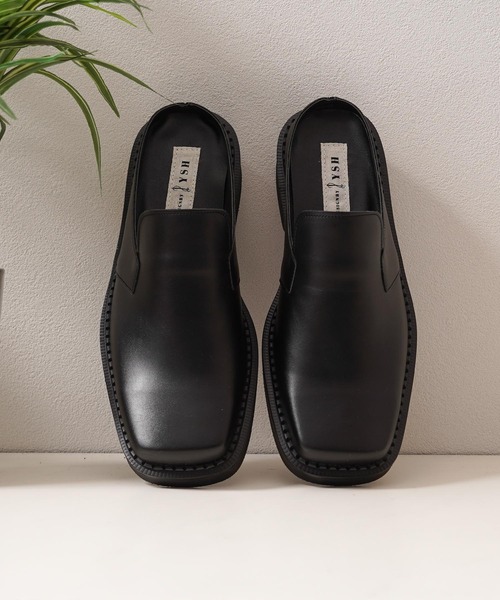 1111clothing(ワンフォークロージング)の「ボリュームアップ スクエアミュールサンダル / Volume Up Square Mule Sandals(サンダル・メンズ・ホワイト/ブラック・26cm/27cm/28cm)」の13枚目の写真