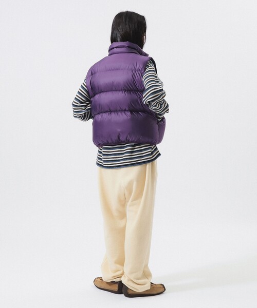 BEAMS BOY(ビームスボーイ)の「リバーシブル ダウン べスト(ダウンベスト・レディース・ベージュ/ブルー/パープル・1/2)」の16枚目の写真