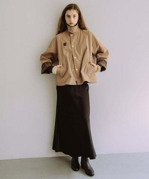 Barbour（バブアー）の「BARBOUR/バブアー SLOBE別注 TRANSPORT modify（その他アウター・レディース・ベージュ/ライトグレー・38/36）」の22枚目の写真