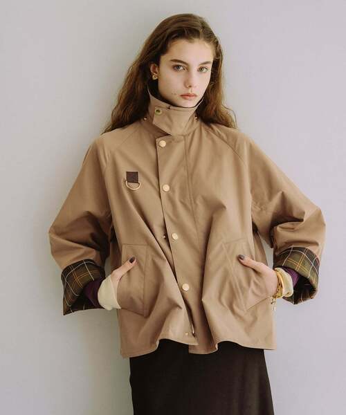 Barbour（バブアー）の「BARBOUR/バブアー SLOBE別注 TRANSPORT modify（その他アウター・レディース・ベージュ/ライトグレー・38/36）」の21枚目の写真