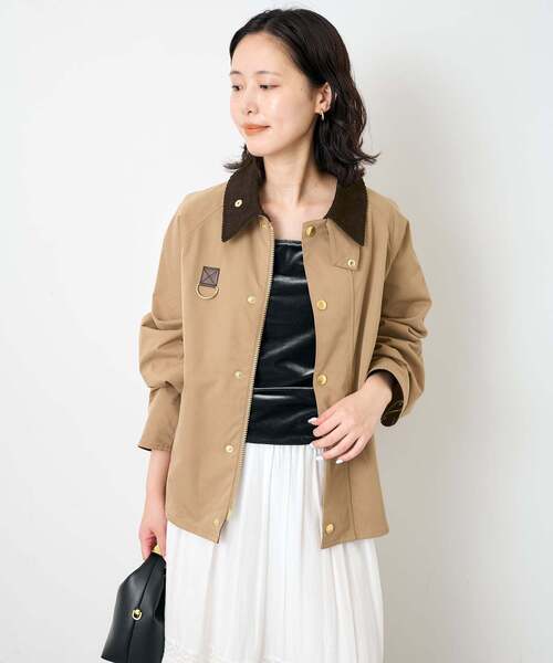Barbour（バブアー）の「BARBOUR/バブアー SLOBE別注 TRANSPORT modify（その他アウター・レディース・ベージュ/ライトグレー・38/36）」の15枚目の写真