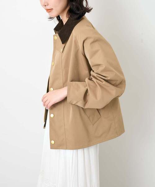 Barbour（バブアー）の「BARBOUR/バブアー SLOBE別注 TRANSPORT modify（その他アウター・レディース・ベージュ/ライトグレー・38/36）」の14枚目の写真