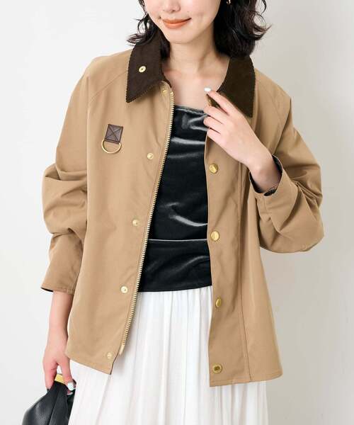 Barbour（バブアー）の「BARBOUR/バブアー SLOBE別注 TRANSPORT modify（その他アウター・レディース・ベージュ/ライトグレー・38/36）」の12枚目の写真