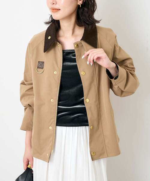 Barbour（バブアー）の「BARBOUR/バブアー SLOBE別注 TRANSPORT modify（その他アウター・レディース・ベージュ/ライトグレー・38/36）」の11枚目の写真