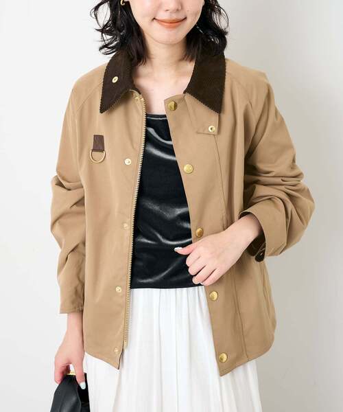Barbour（バブアー）の「BARBOUR/バブアー SLOBE別注 TRANSPORT modify（その他アウター・レディース・ベージュ/ライトグレー・38/36）」の10枚目の写真
