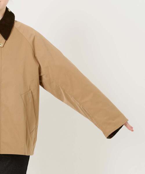 Barbour（バブアー）の「BARBOUR/バブアー SLOBE別注 TRANSPORT modify（その他アウター・レディース・ベージュ/ライトグレー・38/36）」の5枚目の写真