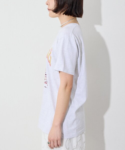 Whim Gazette(ウィムガゼット)の「夜景Tシャツ(Tシャツ/カットソー・レディース・チャコールグレー/ベージュ・FREE)」の19枚目の写真