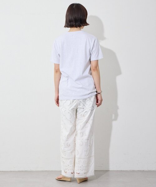 Whim Gazette(ウィムガゼット)の「夜景Tシャツ(Tシャツ/カットソー・レディース・チャコールグレー/ベージュ・FREE)」の17枚目の写真