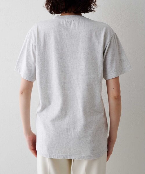 Whim Gazette(ウィムガゼット)の「夜景Tシャツ(Tシャツ/カットソー・レディース・チャコールグレー/ベージュ・FREE)」の8枚目の写真