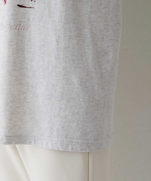 Whim Gazette(ウィムガゼット)の「夜景Tシャツ(Tシャツ/カットソー・レディース・チャコールグレー/ベージュ・FREE)」の5枚目の写真