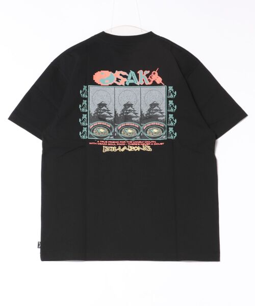 BILLABONG(ビラボン)の「BILLABONG メンズ DESTINATION OSAKA Tシャツ 【2026年秋冬モデル】/ビラボン半袖Tシャツ(Tシャツ/カットソー・メンズ・ホワイト/ブラック・X-LARGE/LARGE/MEDIUM)」の3枚目の写真