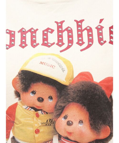 jouetie(ジュエティ)の「【monchhichi×jouetie】スタッズフォトルーズロンT(Tシャツ/カットソー・レディース・ピンク/アイボリー/ブラック・FREE)」の22枚目の写真