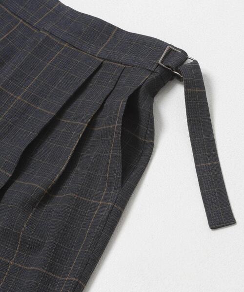 URBAN RESEARCH ROSSO WOMEN(アーバンリサーチ ロッソ)の「サイドベルトデザインチェックパンツ(その他パンツ・レディース・ブルー系その他/ベージュ系その他・36/38)」の3枚目の写真
