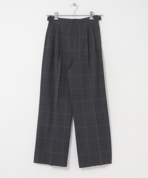 URBAN RESEARCH ROSSO WOMEN(アーバンリサーチ ロッソ)の「サイドベルトデザインチェックパンツ(その他パンツ・レディース・ブルー系その他/ベージュ系その他・36/38)」の21枚目の写真