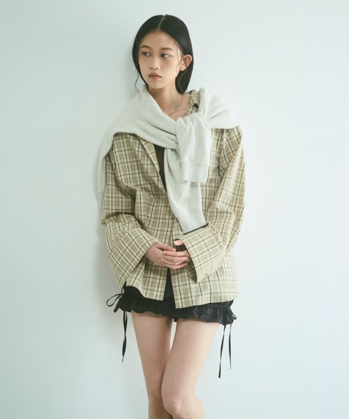 EN NEUME（エンノイム）の「Frill Hem Bloomers（その他パンツ・レディース・ネイビー/オフホワイト/ブラウン・FREE）」の13枚目の写真