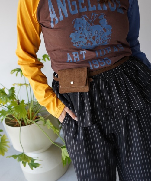 SANSeLF(サンセルフ)の「【SANSeLF】ティアードフリルストライプパンツ saw26a015(その他パンツ・レディース・グレー/ブラック・FREE)」の16枚目の写真