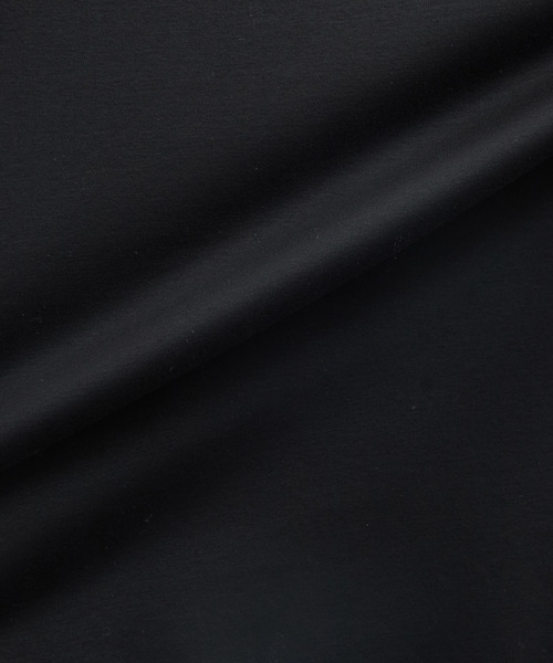 MEN'S MELROSE(メンズメルローズ)の「マーセライズドスムースロンT(Tシャツ/カットソー・メンズ・ホワイト/ブラック/ホワイト×ブラック・2/4/3)」の6枚目の写真