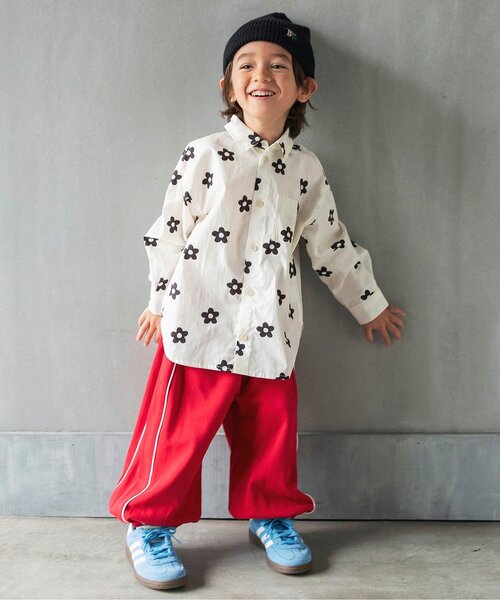 BREEZE(ブリーズ)の「パイピングライン スウェットパンツ_セットアップ可(スウェットパンツ・キッズ・レッド/レインボー/ブルー/グリーン/アイボリー/ブラック・120/80/100/90/160/150/140/130/110)」の11枚目の写真