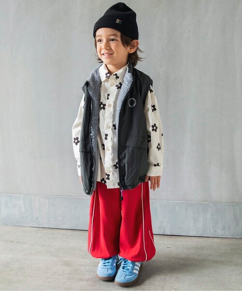 BREEZE(ブリーズ)の「パイピングライン スウェットパンツ_セットアップ可(スウェットパンツ・キッズ・レッド/レインボー/ブルー/グリーン/アイボリー/ブラック・120/80/100/90/160/150/140/130/110)」の12枚目の写真