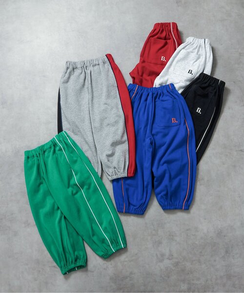 BREEZE(ブリーズ)の「パイピングライン スウェットパンツ_セットアップ可(スウェットパンツ・キッズ・レッド/レインボー/ブルー/グリーン/アイボリー/ブラック・120/80/100/90/160/150/140/130/110)」の14枚目の写真