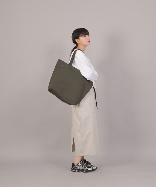 SAINTCREW(セントクルー)の「ビッグサイズトラペーズエコバッグTBE-163カーキ(エコバッグ/サブバッグ・レディース・その他・フリー)」の3枚目の写真