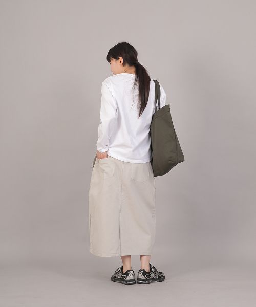SAINTCREW(セントクルー)の「ビッグサイズトラペーズエコバッグTBE-163カーキ(エコバッグ/サブバッグ・レディース・その他・フリー)」の5枚目の写真