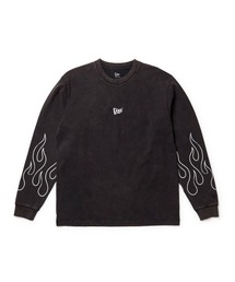 NEW ERA（ニューエラ）の「【NEW ERA】LS WAS CT TEE THE FLAME / ブラック（Tシャツ/カットソー）」