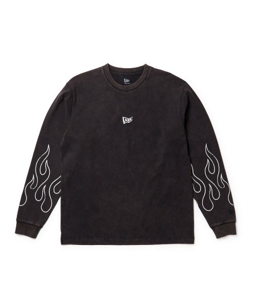 NEW ERA(ニューエラ)の「【NEW ERA】LS WAS CT TEE THE FLAME / ブラック(Tシャツ/カットソー・メンズ・ブラック・XL/L)」の1枚目の写真