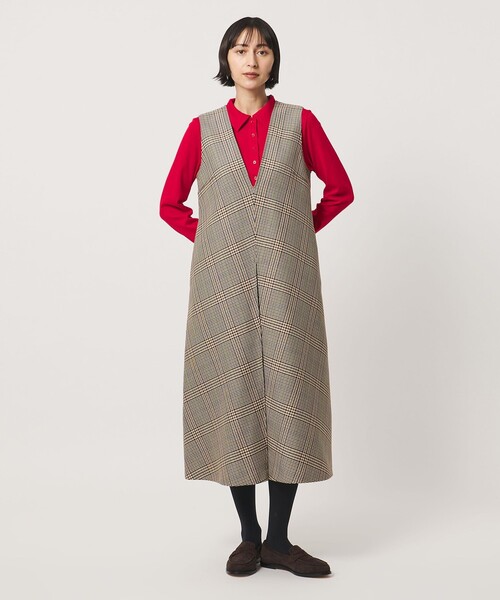 UNITED ARROWS(ユナイテッドアローズ)の「コットン フライス ポロシャツ(Tシャツ/カットソー・レディース・ブラック/ライトピンク/レッド・FREE)」の6枚目の写真