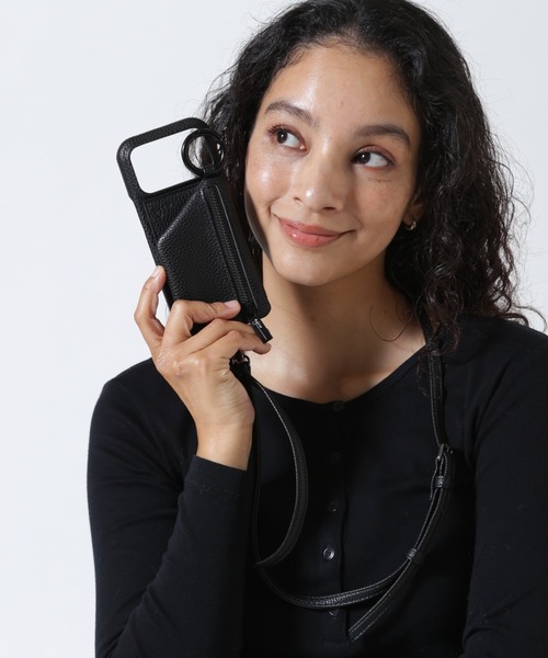 ajew（エジュー）の「ajew/エジュー/別注【ひも付き】iPhone17/17Pro / BLACK（スマホケース/カバー・レディース・ブラック・2/1）」の17枚目の写真
