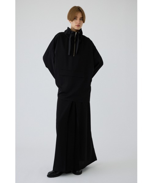 RIM.ARK(リムアーク)の「Belt set tuck pleats SK(ベルト セット タック プリーツ スカート)(スカート・レディース・グレー/ブラック・38/36)」の8枚目の写真