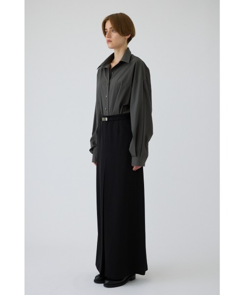 RIM.ARK(リムアーク)の「Belt set tuck pleats SK(ベルト セット タック プリーツ スカート)(スカート・レディース・グレー/ブラック・38/36)」の11枚目の写真