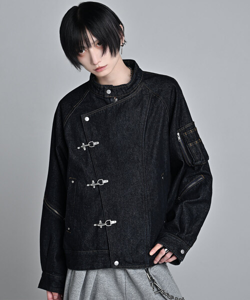 セール】14oz Wax Coated Denim Jacket / 14オンスワックス