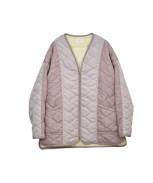 Nora Lily(ノラリリー)の「【Nora Lily】Bi Quilting Zip-up Blouson(ブルゾン・レディース・カーキ/グレー/ネイビー・FREE)」の11枚目の写真