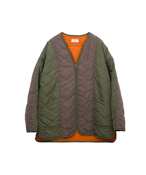 Nora Lily(ノラリリー)の「【Nora Lily】Bi Quilting Zip-up Blouson(ブルゾン・レディース・カーキ/グレー/ネイビー・FREE)」の20枚目の写真