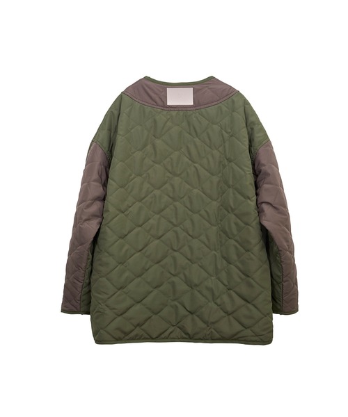 Nora Lily(ノラリリー)の「【Nora Lily】Bi Quilting Zip-up Blouson(ブルゾン・レディース・カーキ/グレー/ネイビー・FREE)」の21枚目の写真