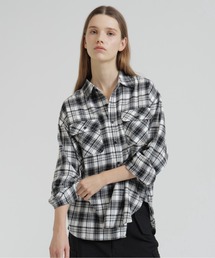 CHEMICAL WASH CHECK SHIRTS