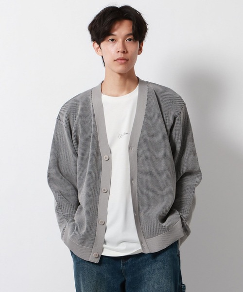 GLOBAL WORK（グローバルワーク）の「トクトク2SET/ワッフルカーディガン/1069468（カーディガン/ボレロ・メンズ・ブルー系その他4/グレー系その他4/ブラック/ワインレッド/グリーン・X-LARGE/LARGE/MEDIUM/SMALL）」の16枚目の写真