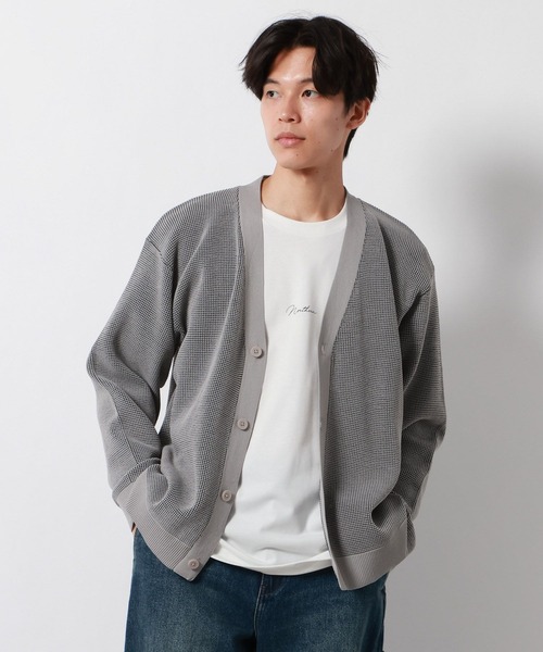 GLOBAL WORK（グローバルワーク）の「トクトク2SET/ワッフルカーディガン/1069468（カーディガン/ボレロ・メンズ・ブルー系その他4/グレー系その他4/ブラック/ワインレッド/グリーン・X-LARGE/LARGE/MEDIUM/SMALL）」の17枚目の写真