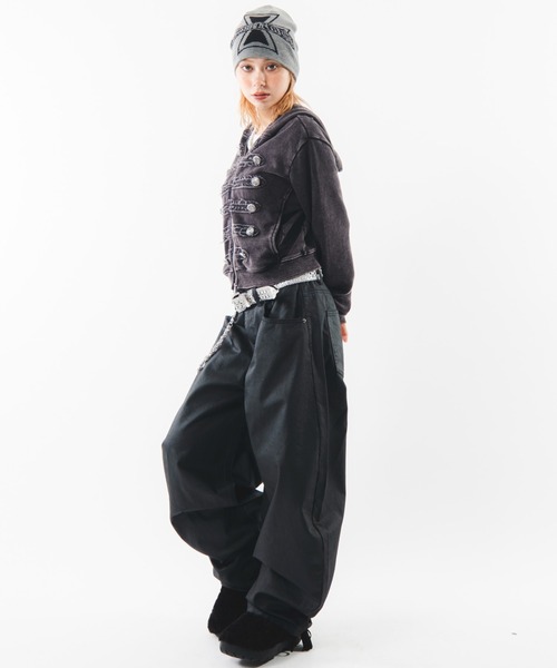 SHORT ROUND(ショートラウンド)の「SHORT ROUND/【26年秋冬新作】コ-ティングカーブデニムパンツ(デニムパンツ・メンズ・ブラック系3・LARGE/MEDIUM)」の7枚目の写真