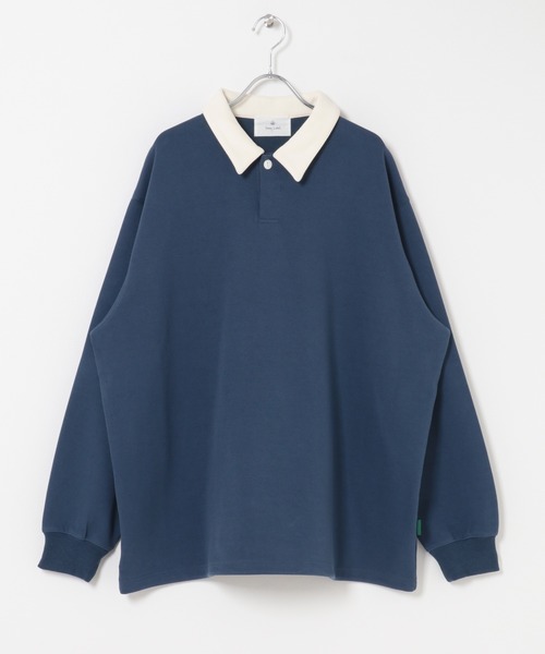 URBAN RESEARCH Sonny Label(アーバンリサーチサニーレーベル)の「ボンディング襟付きプルオーバー(ポロシャツ・メンズ・ネイビー/ブラック/グレー・LARGE/MEDIUM)」の22枚目の写真